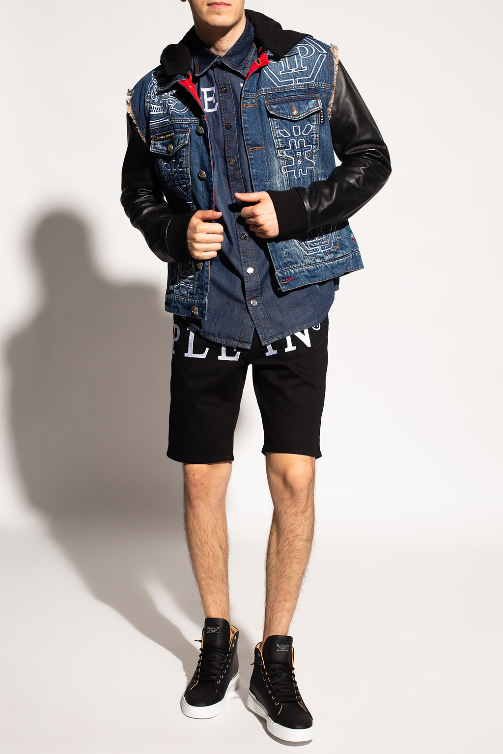 Philipp plein jeans sales shorts